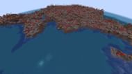 This Minecraft seed's mushroom island has more than a few trial chambers near it (Image via Mojang)